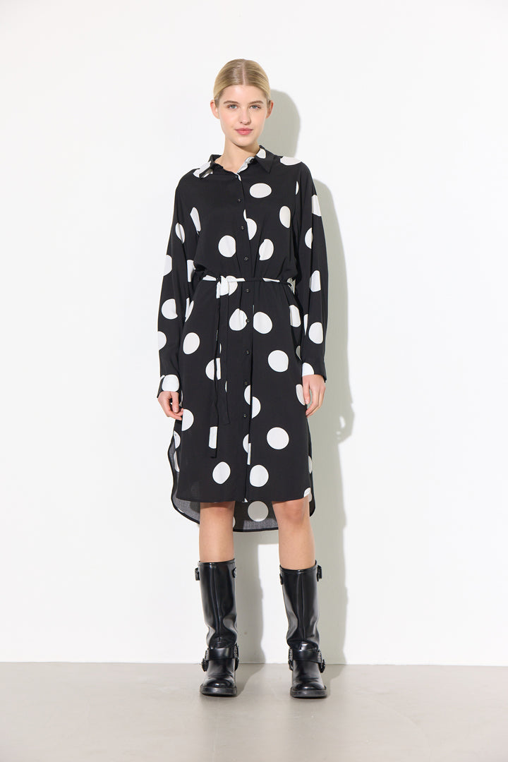 Hunkøn - Vicky Shirtdress 25983 - Big Dots