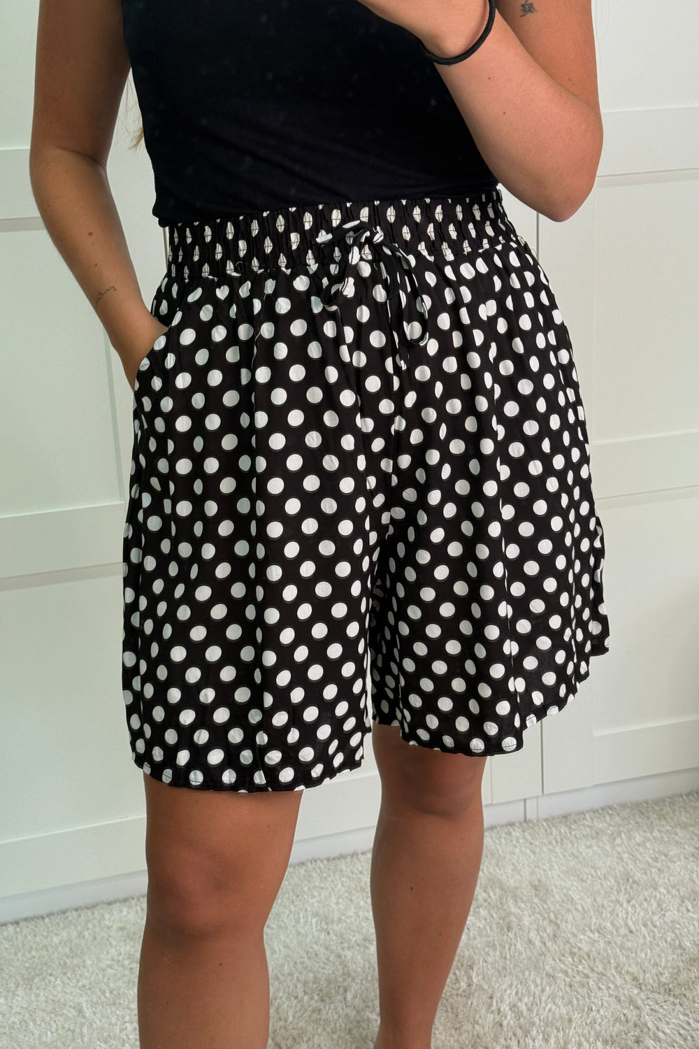 A-bee - Alyssa Shorts - Black Shorts