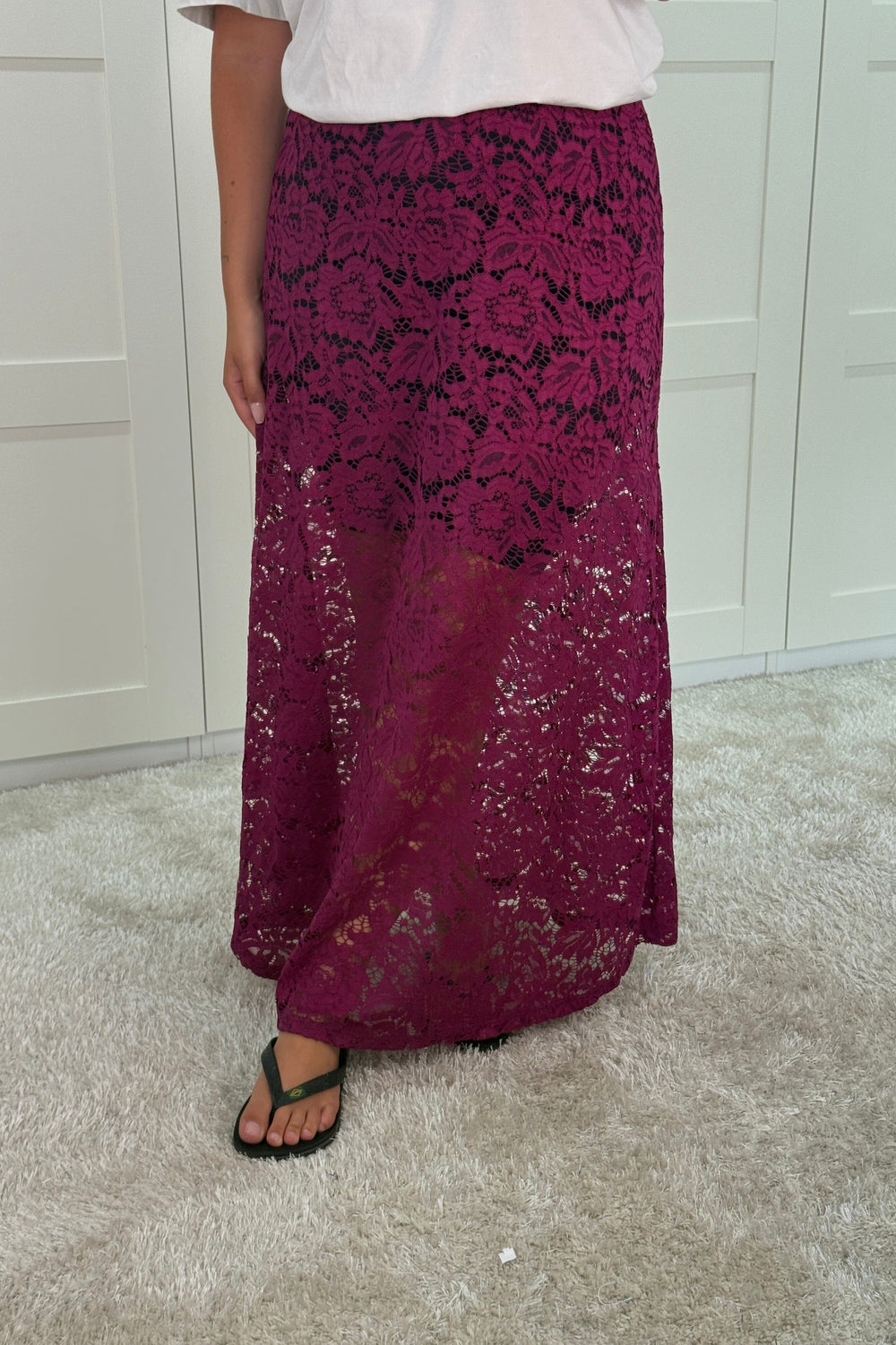 A-bee - Jasmin Skirt - Mauve Nederdele