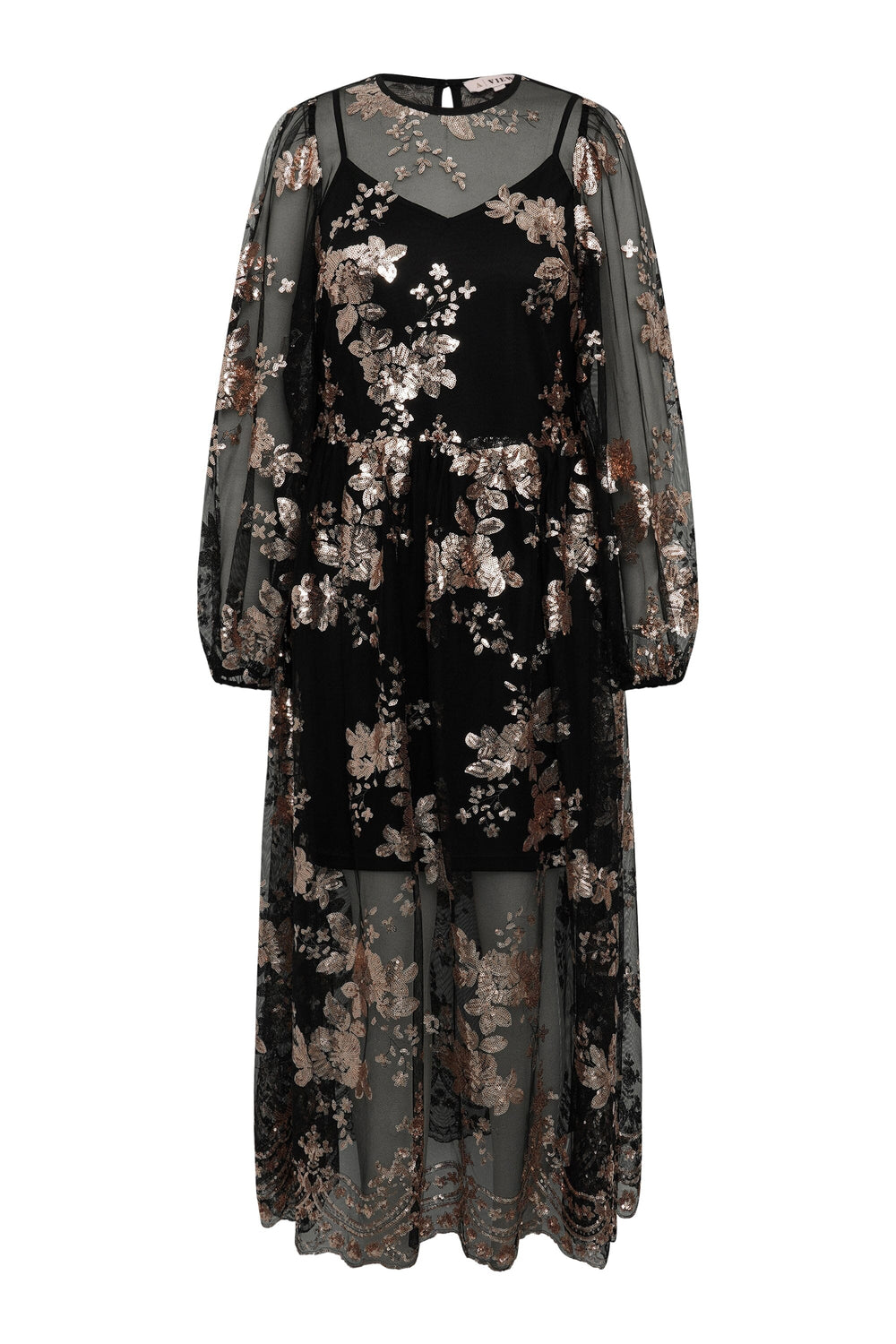 A-View - Estelle Dress AV6095 - 307 - Rose Gold Kjoler