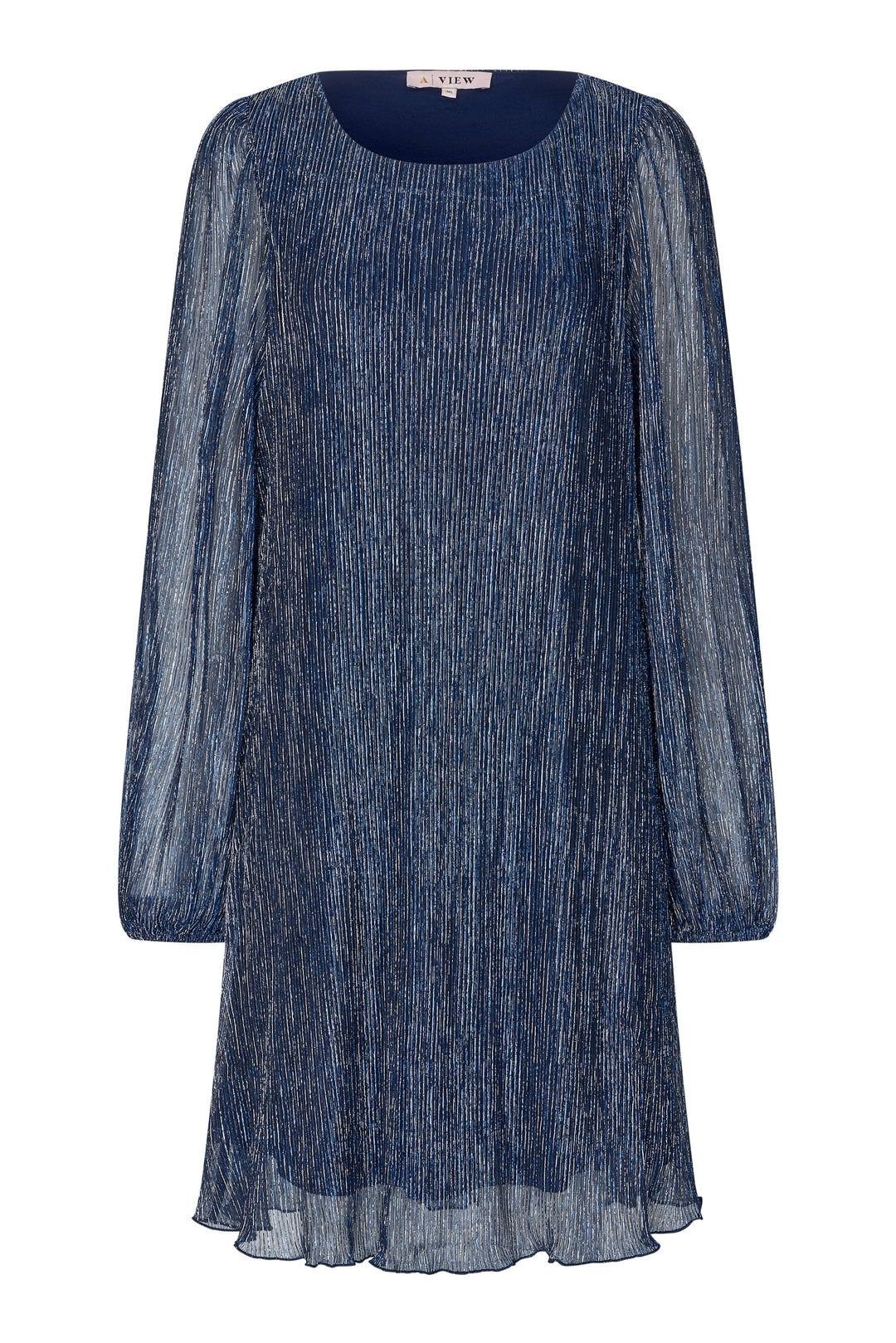 A-View - Fiba Dress - 281 Blue Kjoler