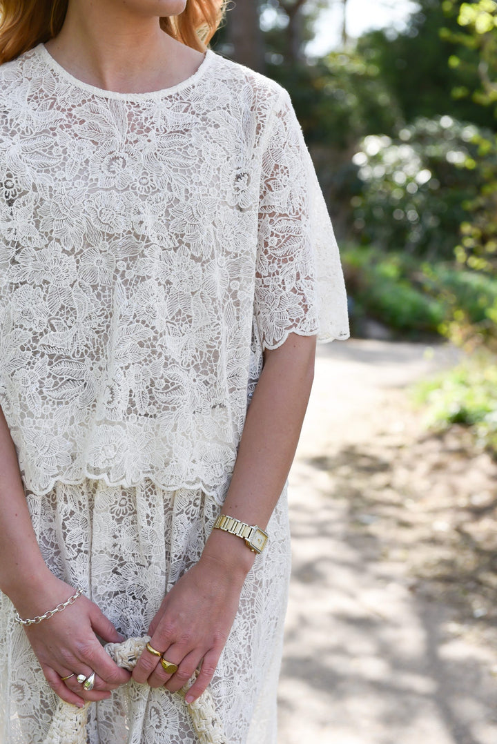 A-View - Lacia Blouse AV7042 - 005 - Off White Bluser