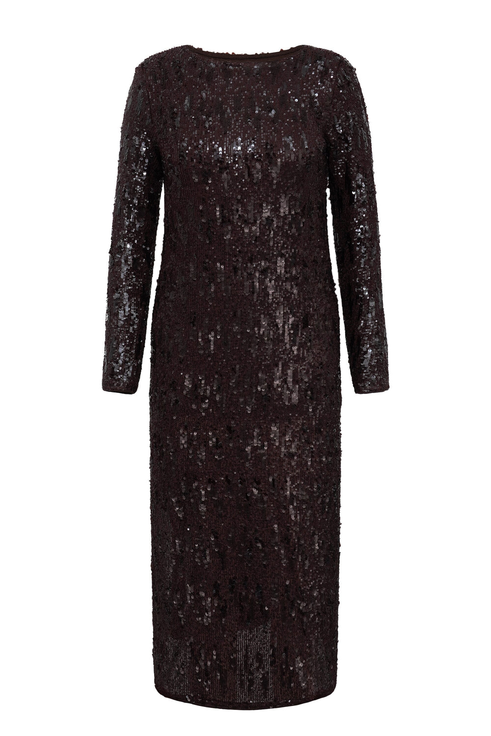 A-View - Valerie Dress AV7010 - 194 - Dark Brown Kjoler