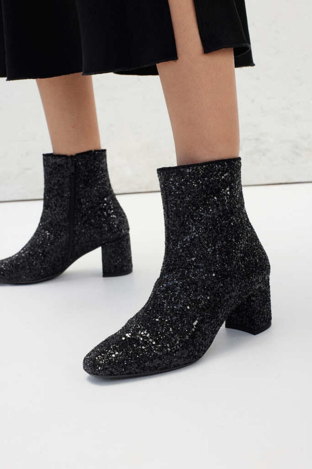 Angulus - Block heel boot with zipper - 8135 Støvletter