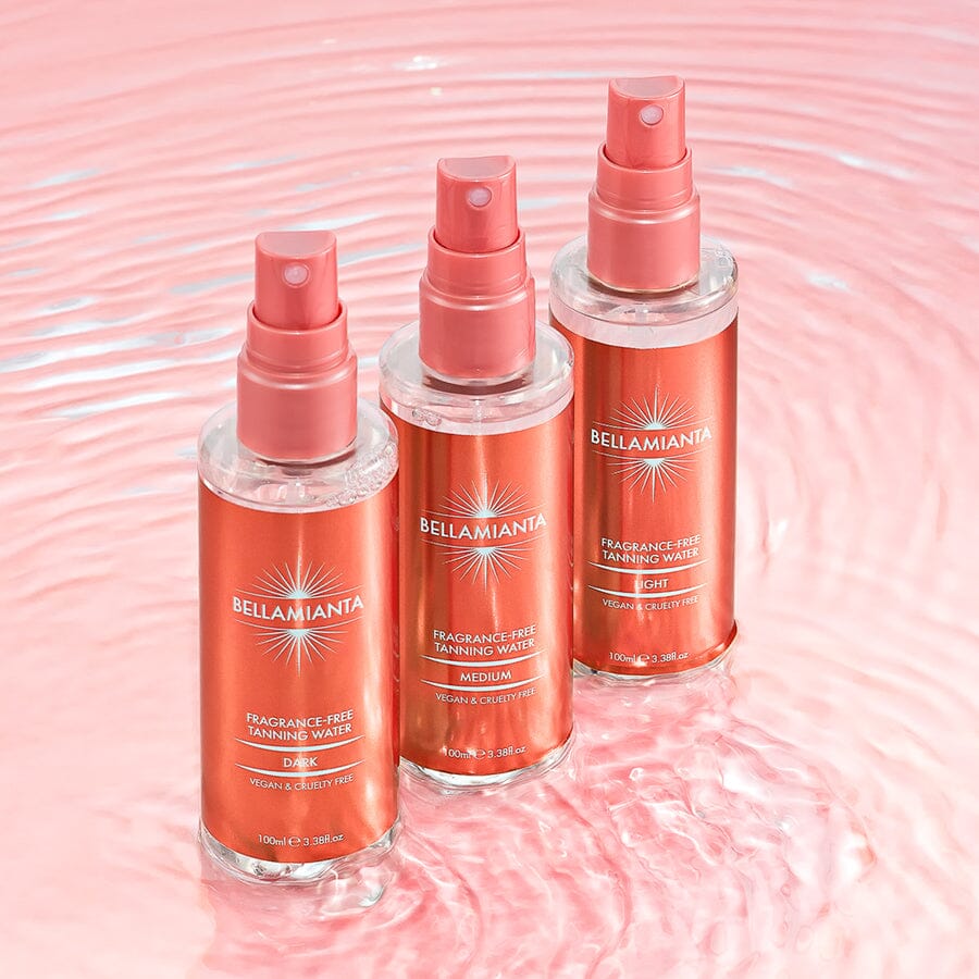 Bellamianta - Fragrance Free Tanning Water - Dark Selvbruner