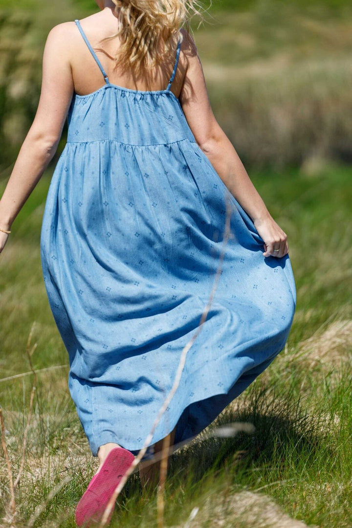 Black Colour - Bclyra Strap Dress 40890 - Denim Blue