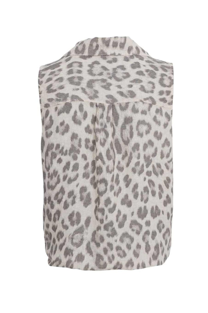 Black Colour - Bcmelina Sleeveless Tie Shirt 40911 - Natural Leo