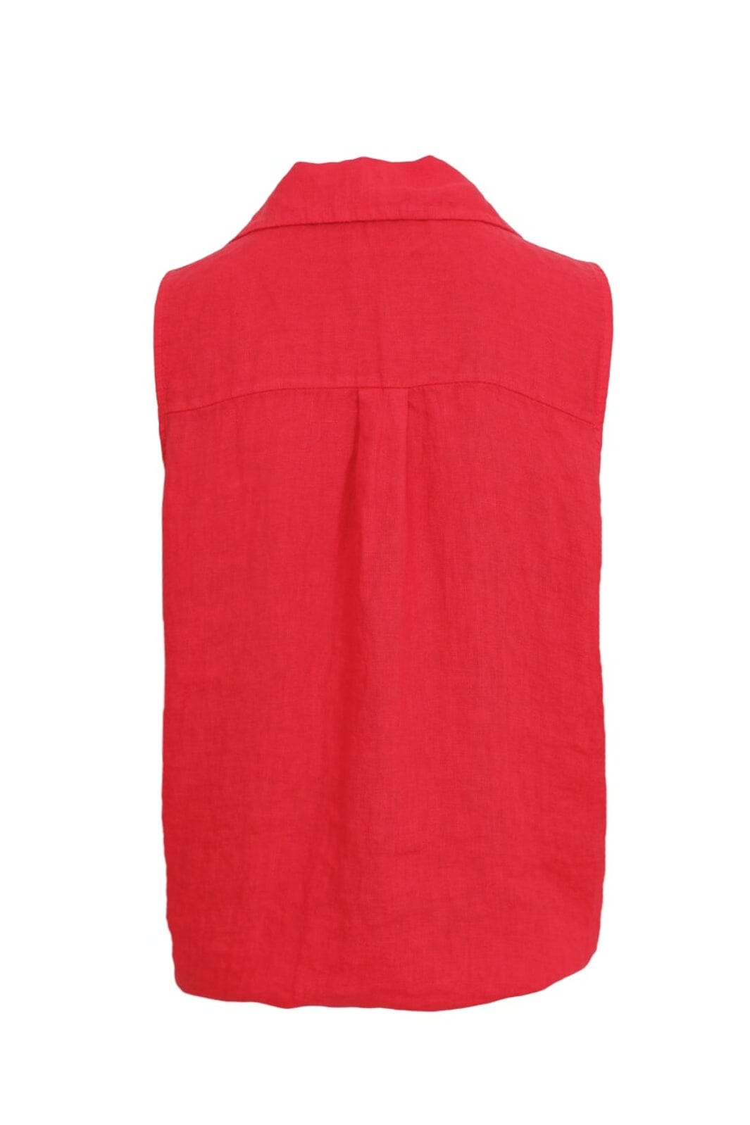 Black Colour - Bcmelina Sleeveless Tie Shirt 40911 - Red