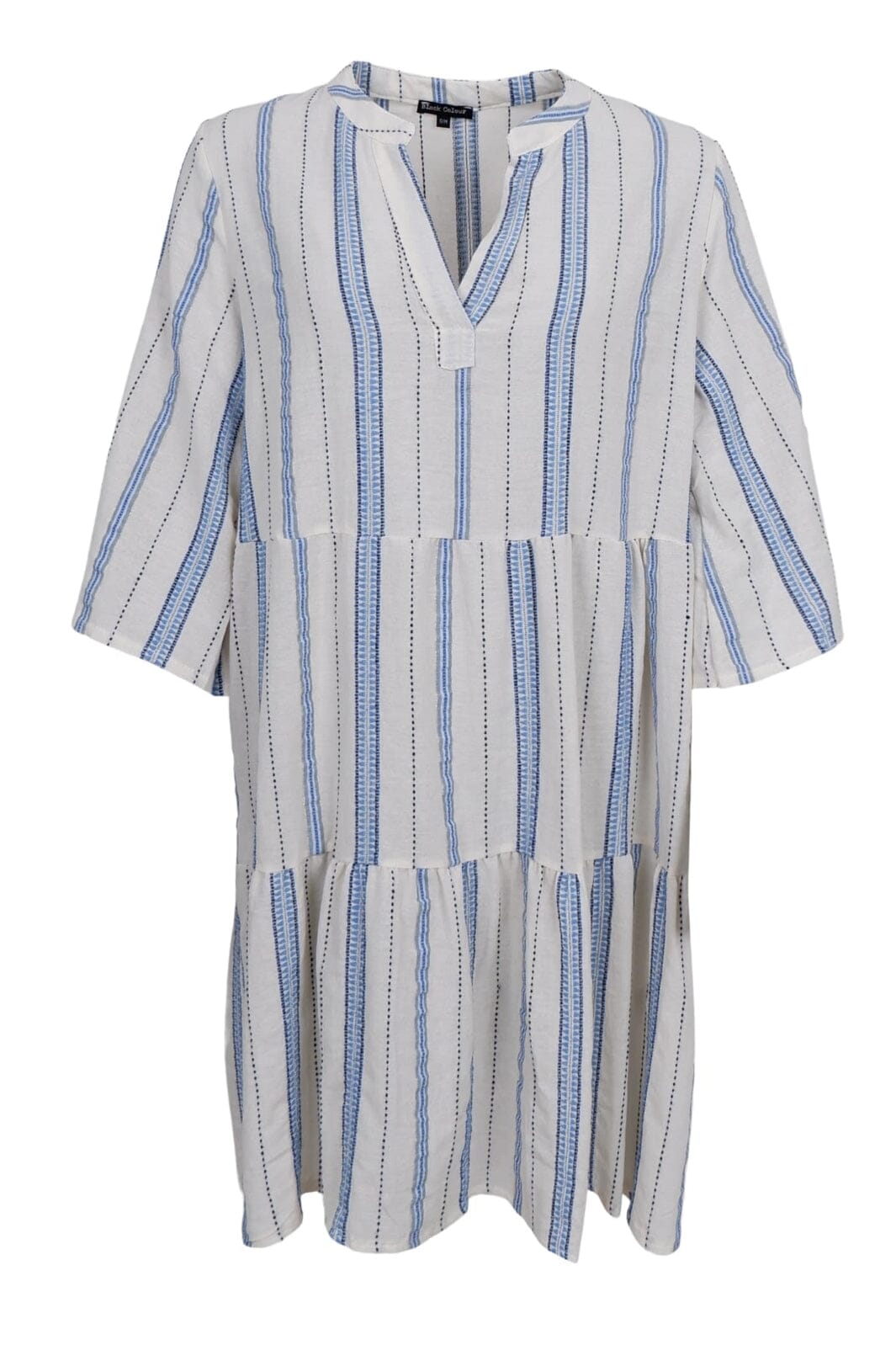 Black Colour - Bcmica Boho Dress 40907 - Blue