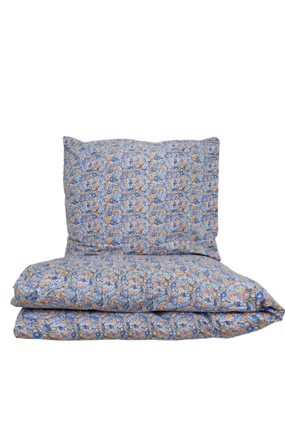 Black Colour - Bcnorma Bedlinen - Flower Sengetøj