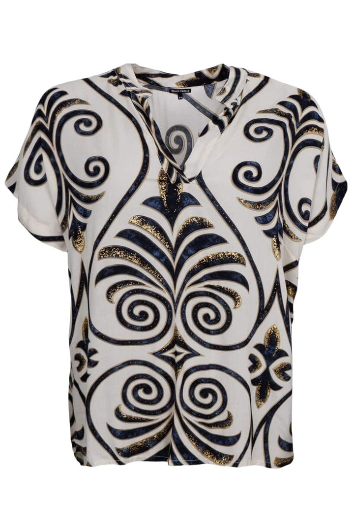 Black Colour - Bcstella Ss Blouse 39605 - Malaka White