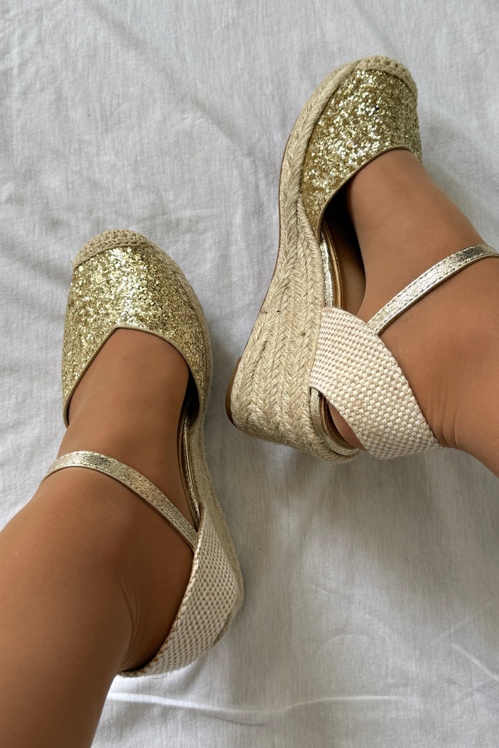 Bloom - Charlotte Sandal - Gold Sandaler