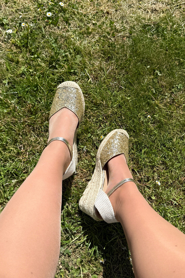 Bloom - Charlotte Sandaler - Gold Sandaler