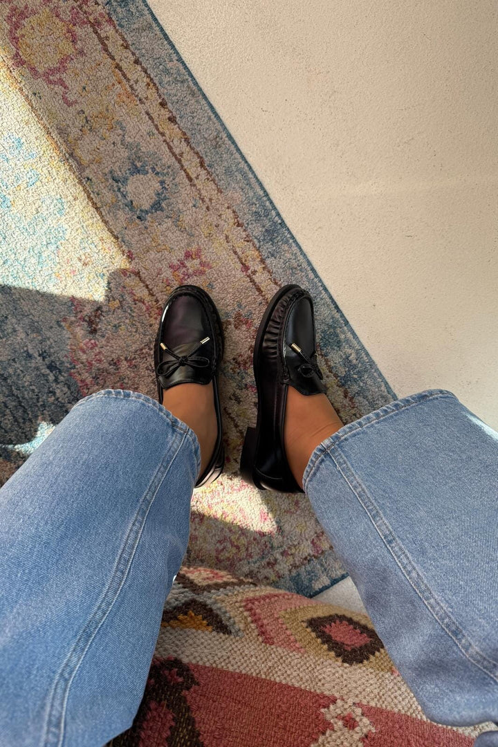 Bloom - Marigold - Black Loafers