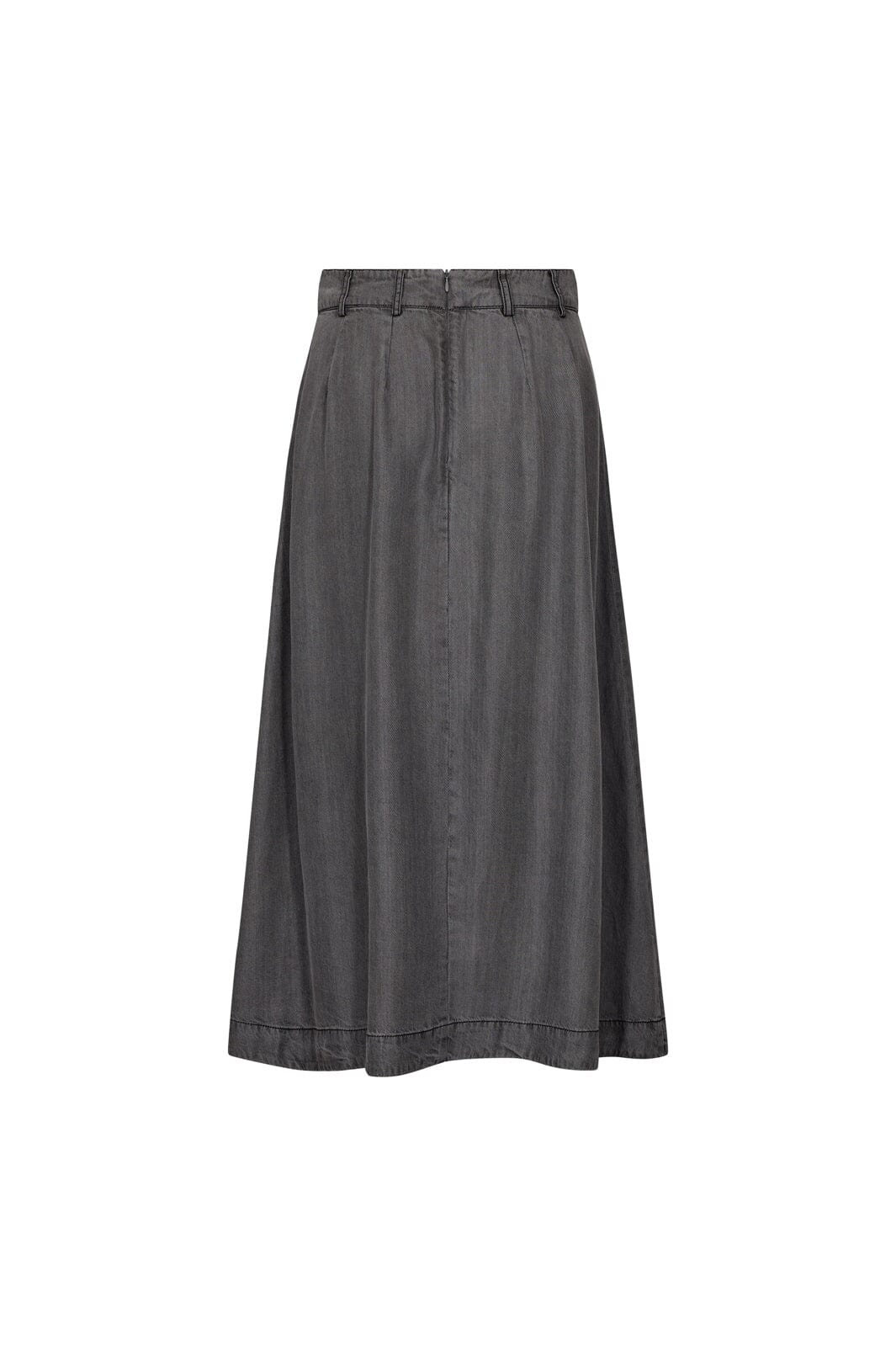 Co´Couture - Anyacc Denim Pleat Skirt 34181 - 139 - Mid Grey