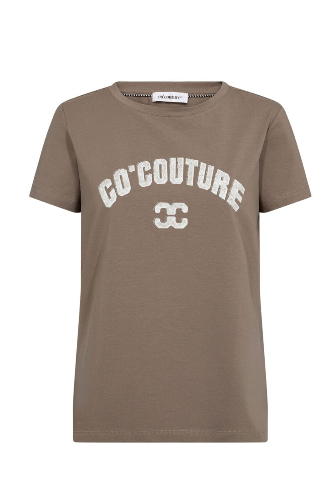 Co´Couture - Cocouturecc Logo Tee 43004 - 154 - Walnut