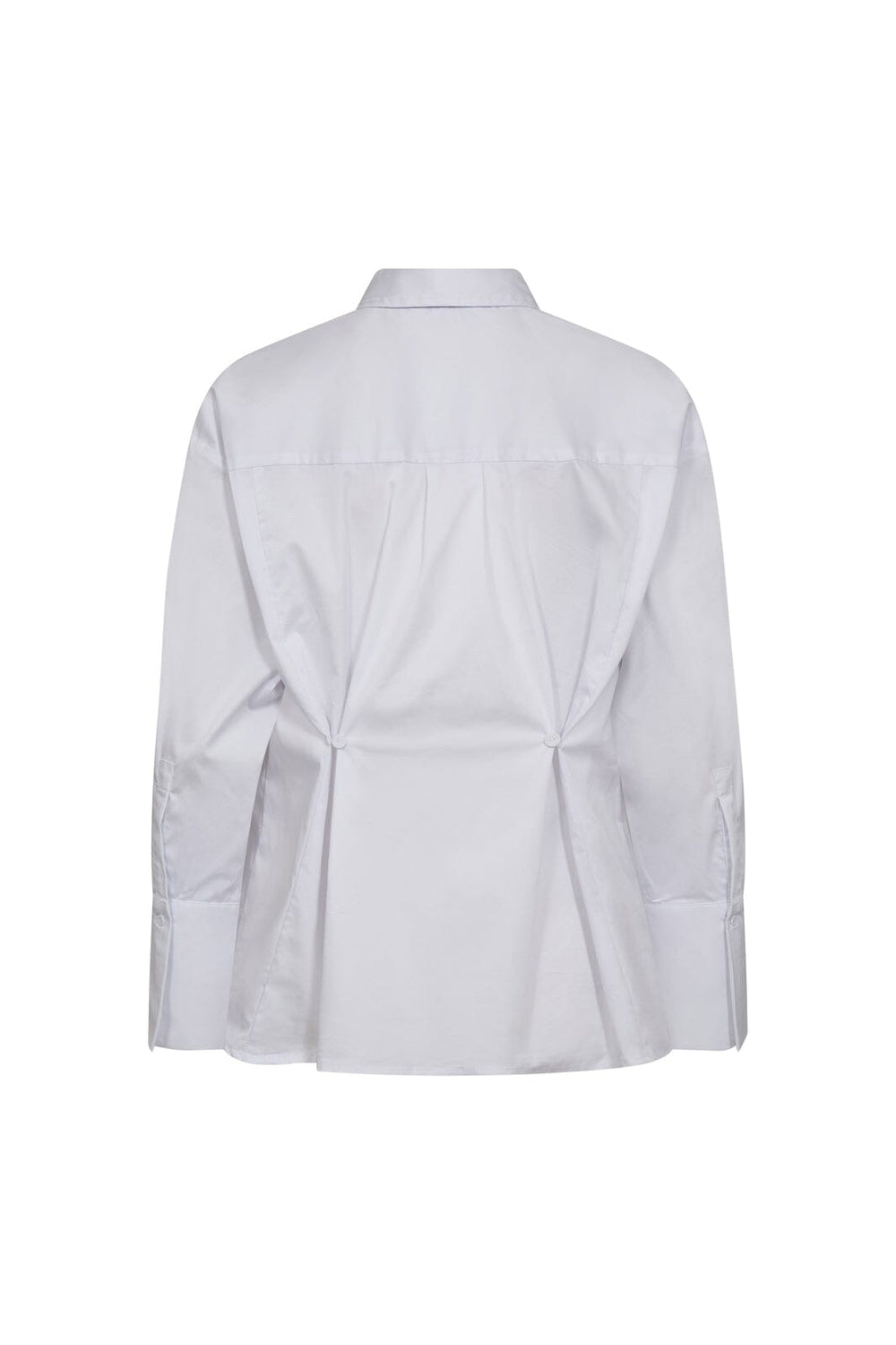 Co´Couture - Poppycc Button Waist Shirt 45002 - 4000 - White