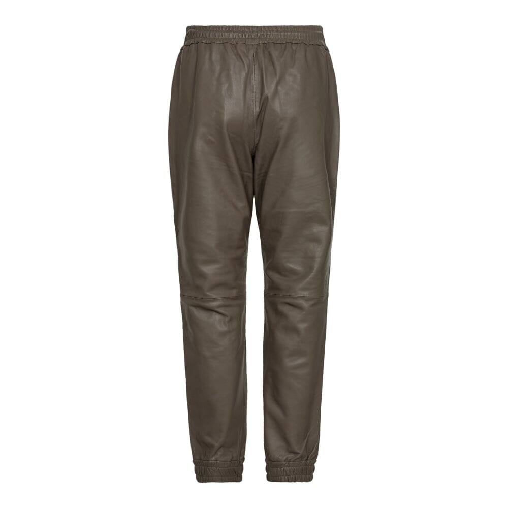 Co´couture - Shilohcc Leather Joggers 91154 - 317 Elephant Bukser