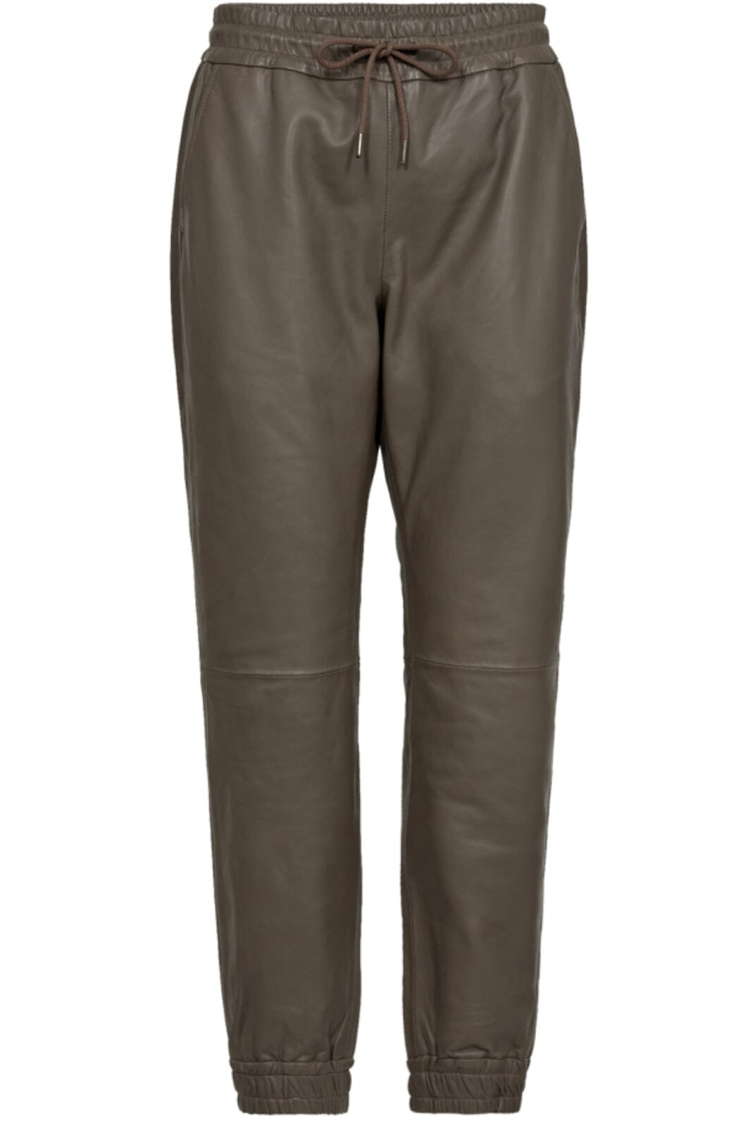 Co´couture - Shilohcc Leather Joggers 91154 - 317 Elephant Bukser