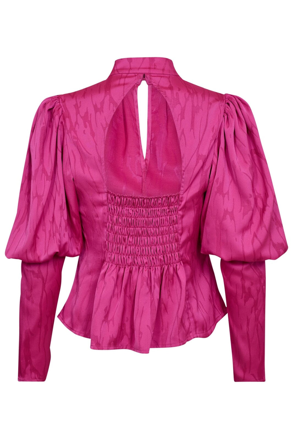Co´couture - Siricc Open Back Blouse 35697 - 185 Flash Pink Bluser