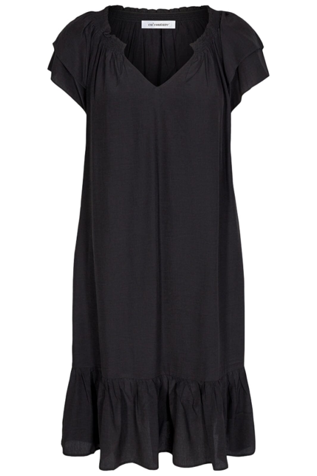 Co´couture - Sunrise Crop Dress 96230 - 96 Black Kjoler