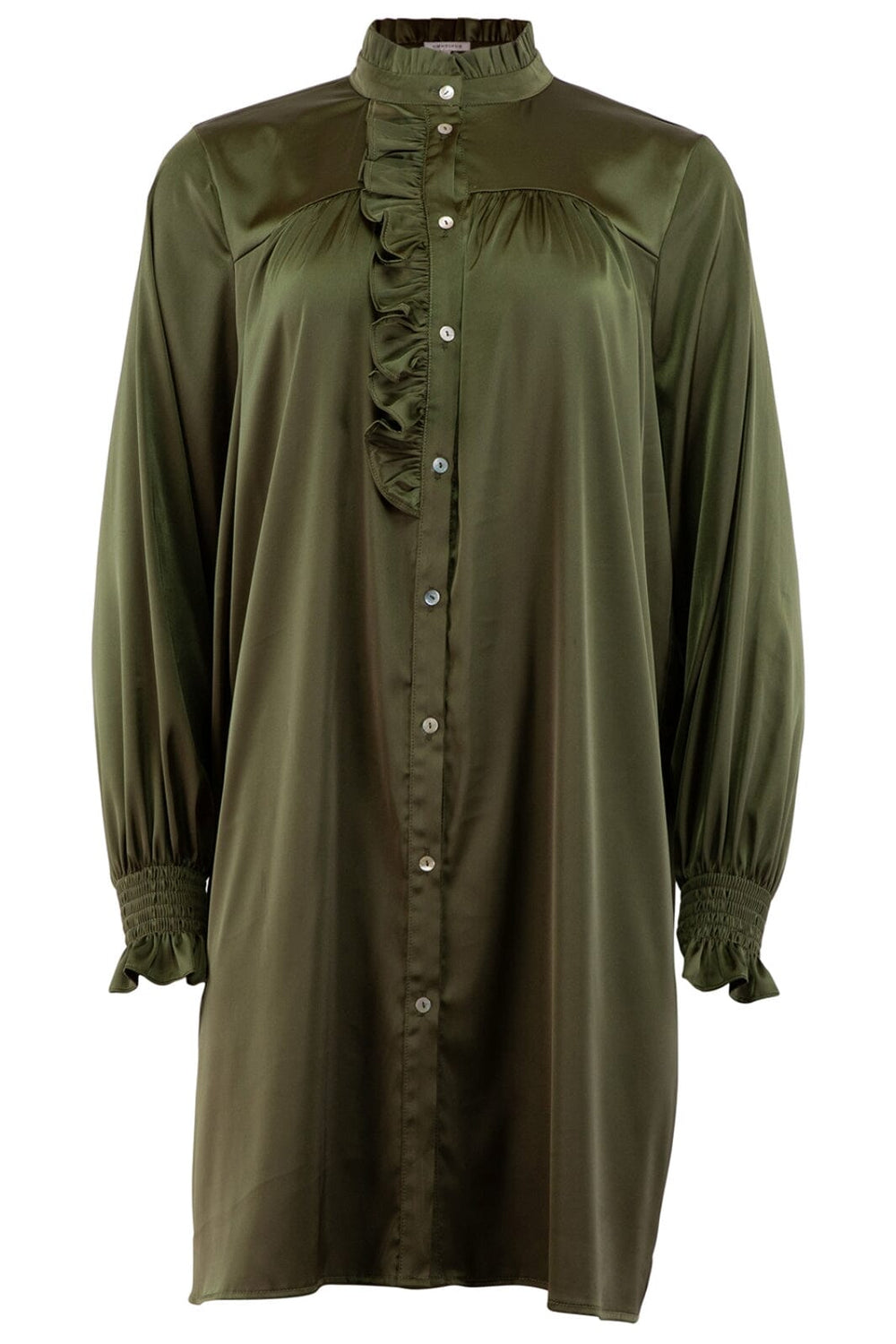 Continue - Malika Dress - Army Kjoler