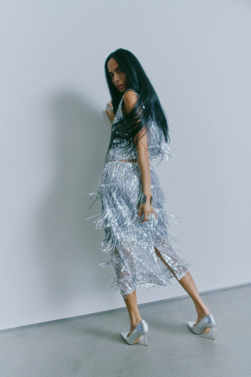 Copenhagen Muse - Sequoia-skirt 206914 - 6040 Silver Nederdele