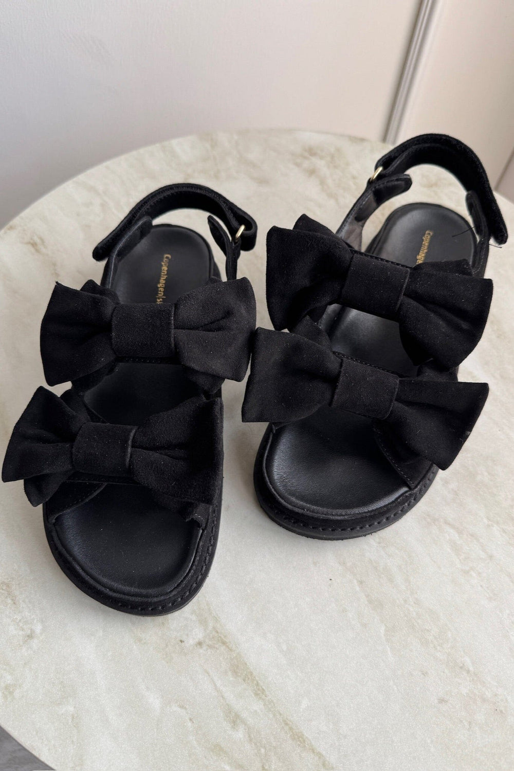 Copenhagen Shoes - Come To Me Suede CS8413 - 0001 - Black Sandaler