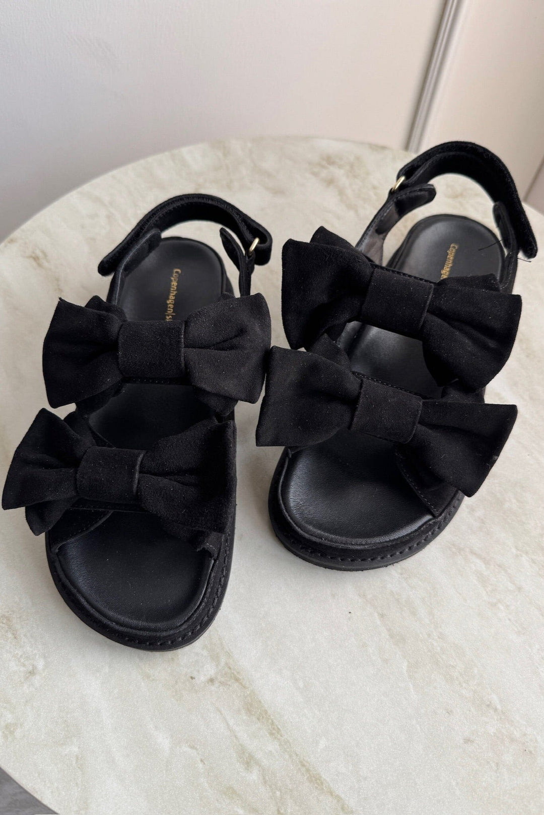 Copenhagen Shoes - Come To Me Suede CS8413 - 0001 - Black Sandaler