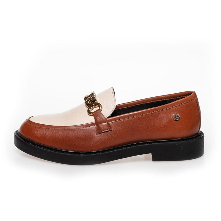 Copenhagen Shoes - Feel Spring - 214 Cognac / Nude Loafers