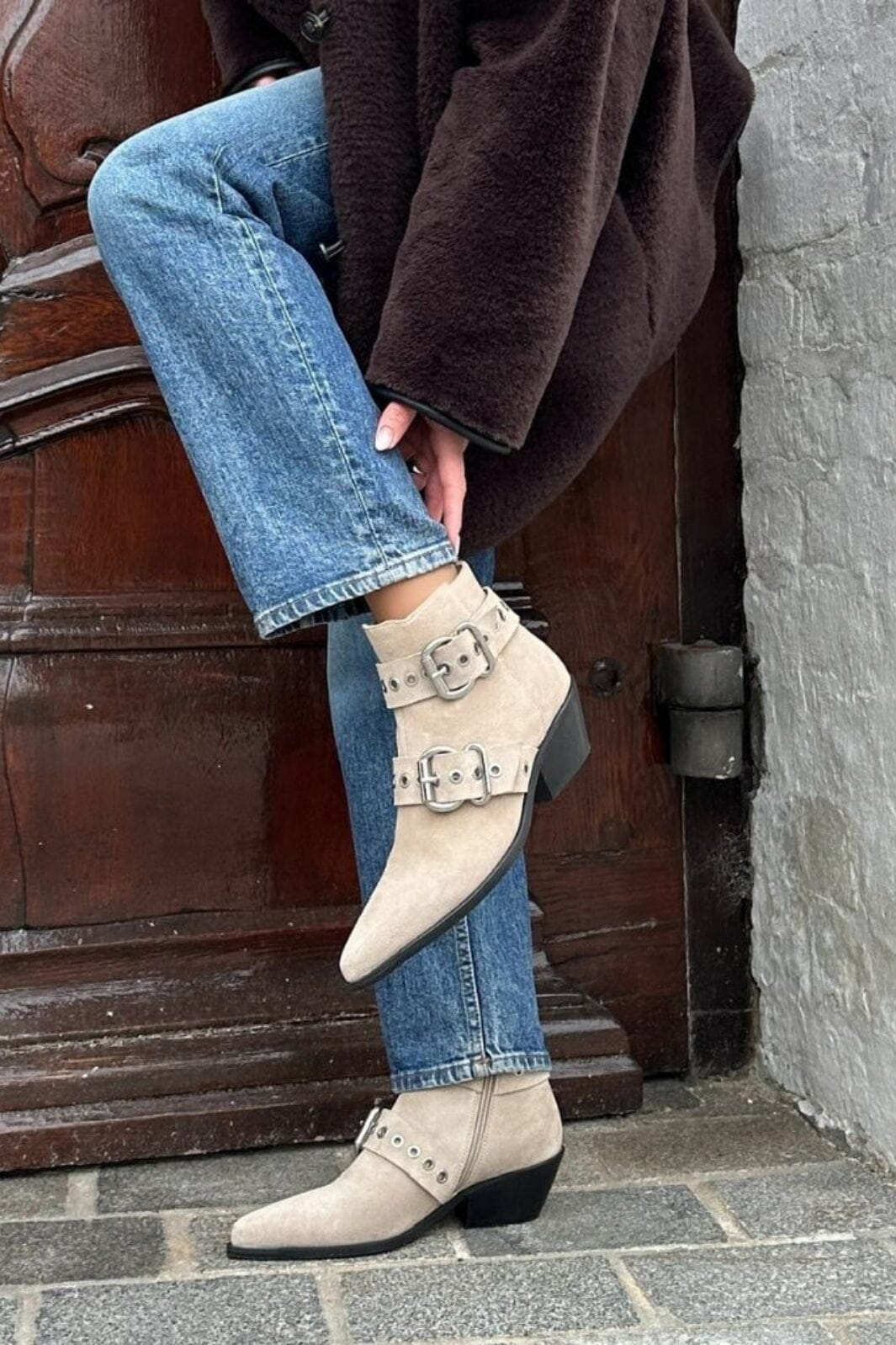 Copenhagen Shoes - Move For More Suede CS8464 - 0002 - Beige Støvler