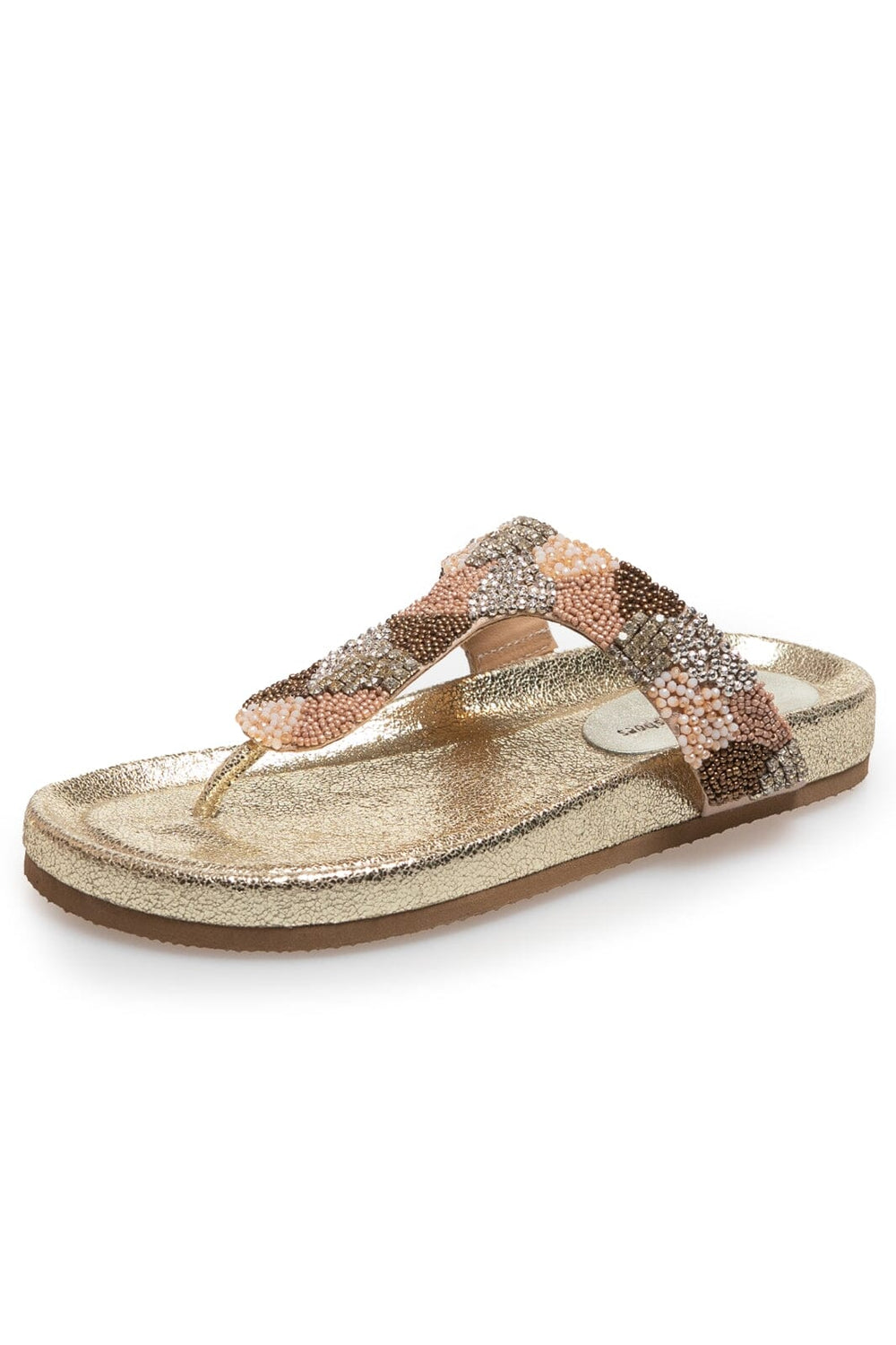 Copenhagen Shoes - Pearls And Gold - 0051 Gold Sandaler