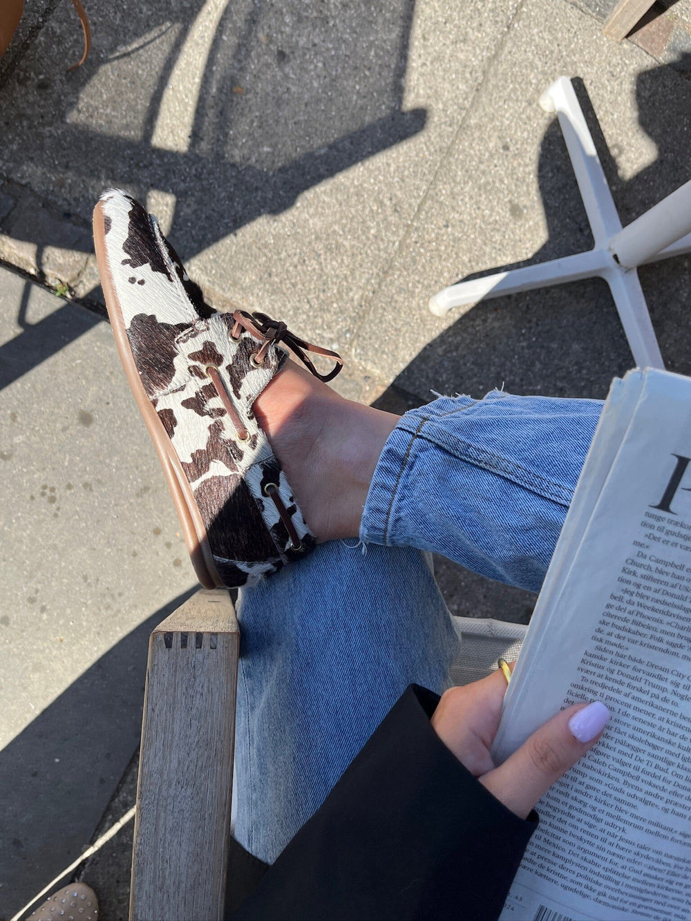 Copenhagen Shoes - Savannah Cv.cs8830 - 0109 White/brown Loafers