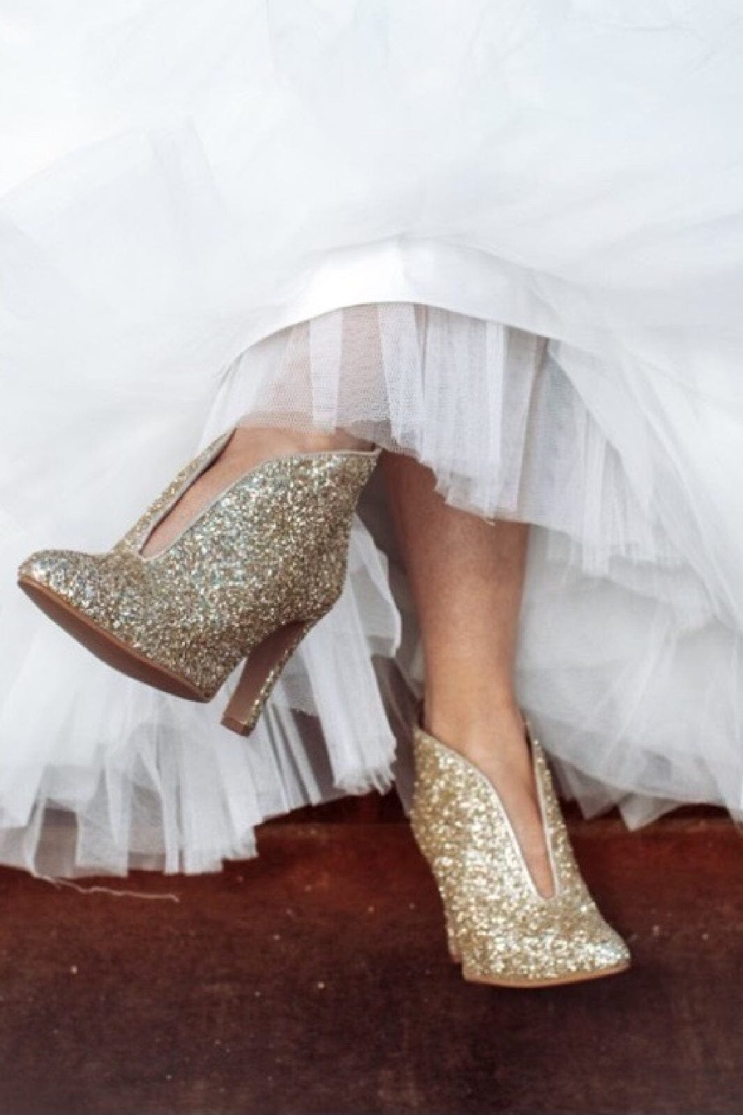 Copenhagen Shoes - Sus Glitter - 013 Gold Glitter Stiletter