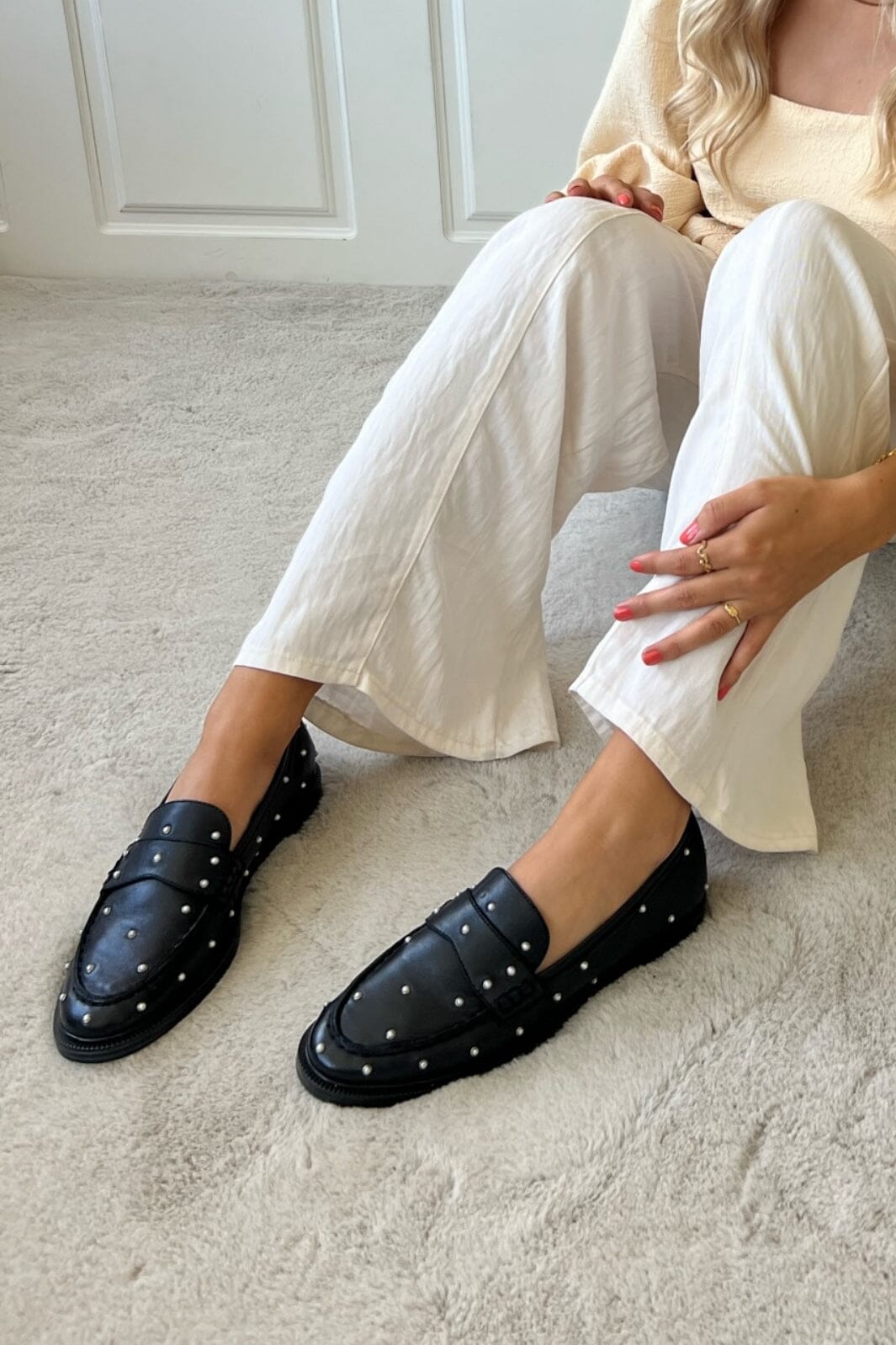 Copenhagen Shoes - The Pearl Shoe - Black Loafers