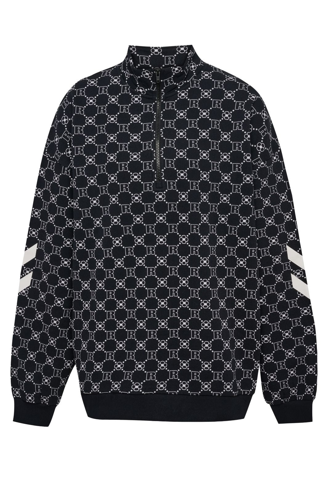 DBU x Rotate - 232035 Oversized Halfzip 70051 - 2001 Black Sweatshirts