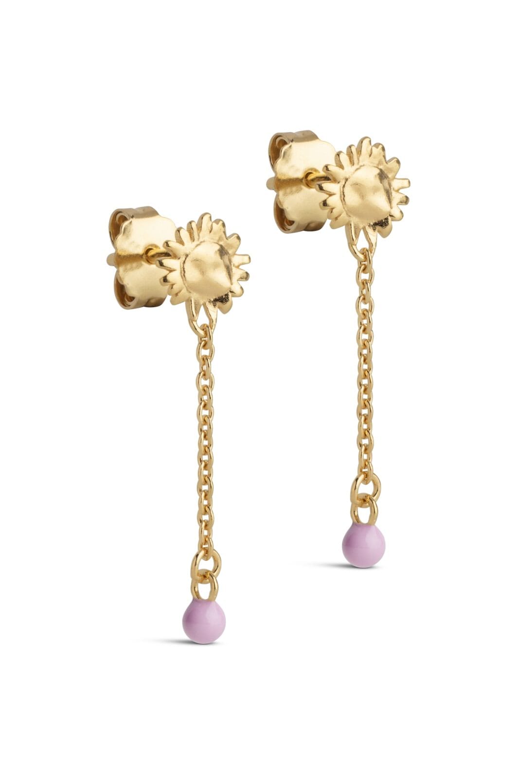 Enamel Copenhagen - Earrings, Sunshine Drop E423G - Pink