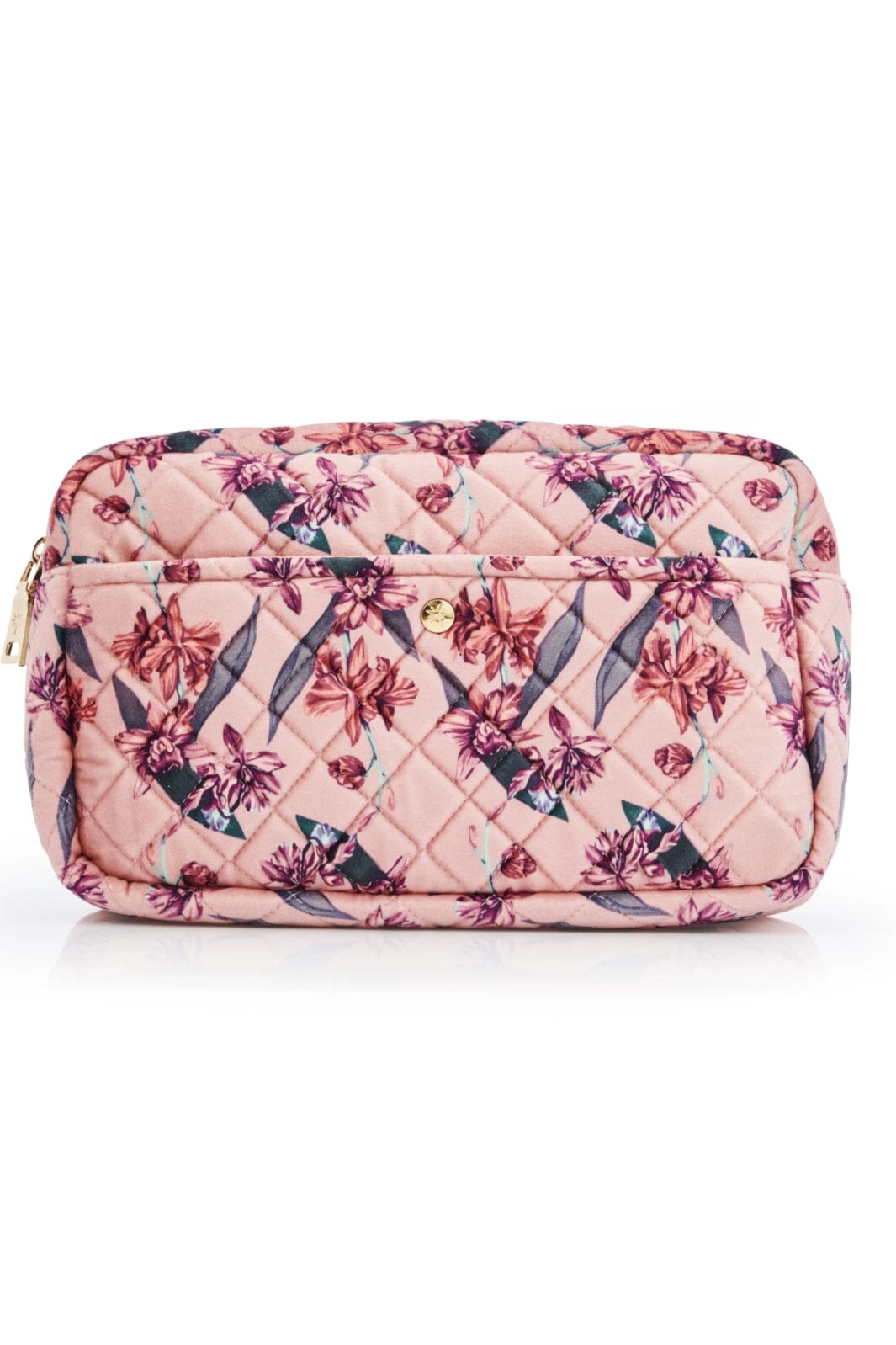 Fan Palm - Beauty Bag Velvet - Flawless Rose Toilettasker