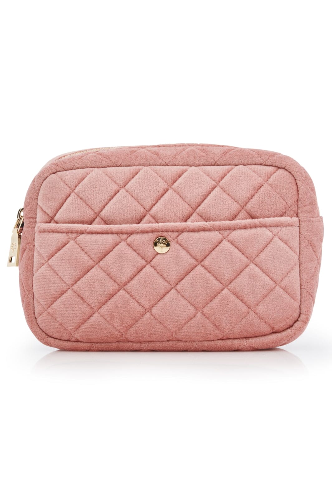 Fan Palm - Beauty Bag Velvet - Rose Velvet Toilettasker