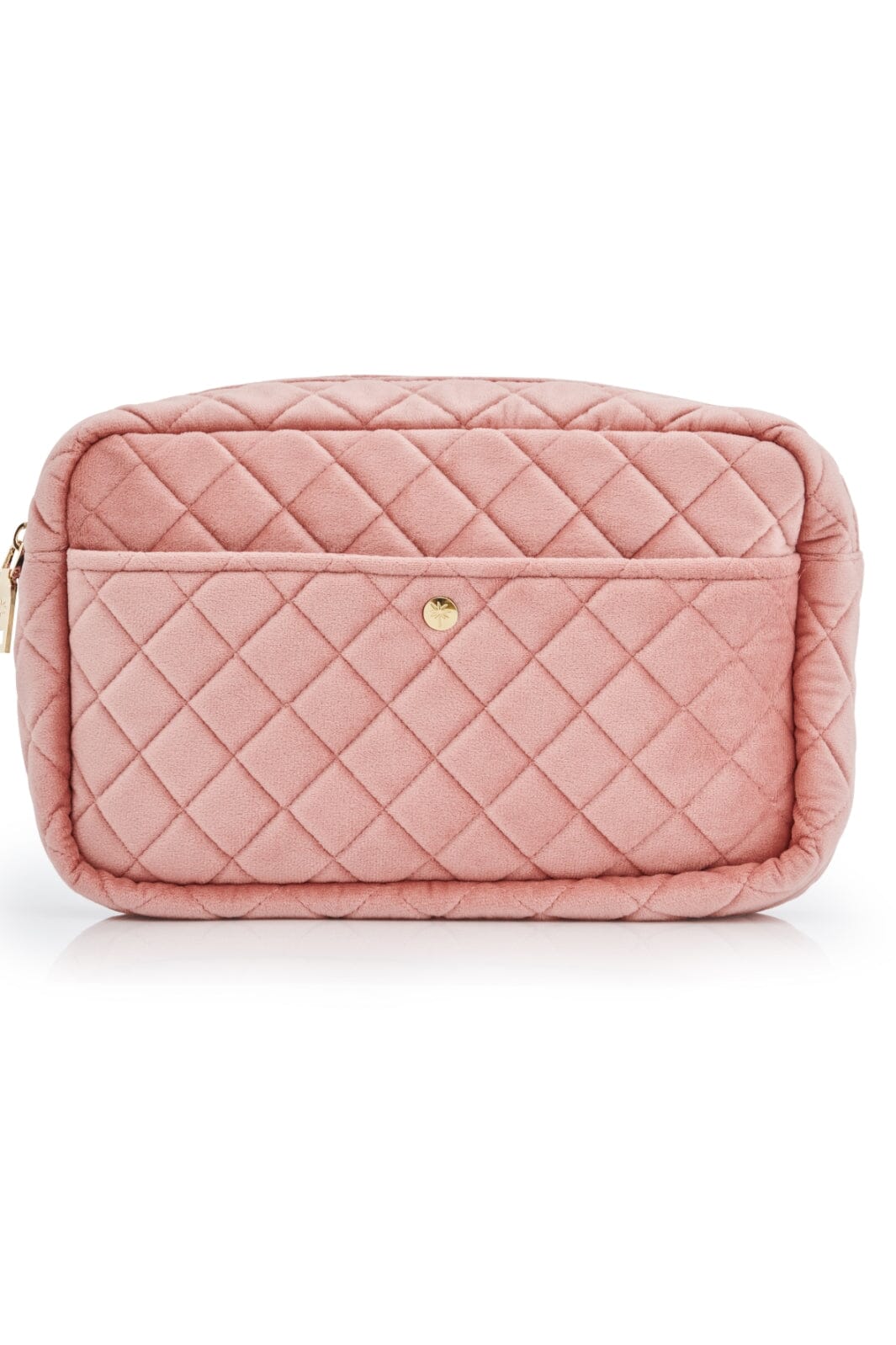 Fan Palm - Beauty Bag Velvet - Rose Velvet Toilettasker