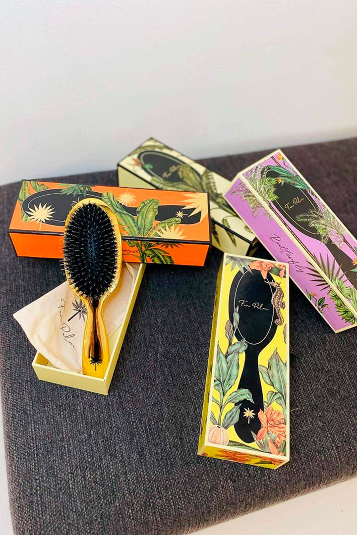 Fan Palm - Hair Brush Medium - Butterfly Hårbørster
