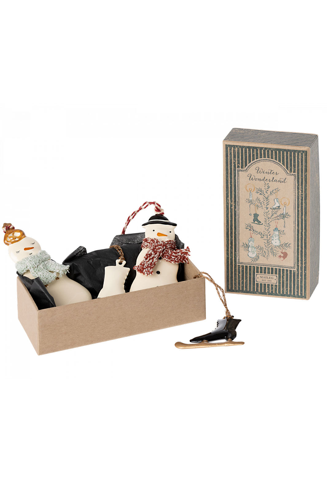 Forudbestelling - Maileg - Metal Ornament Set - Winter Wonderland (2022-10-15) Jul