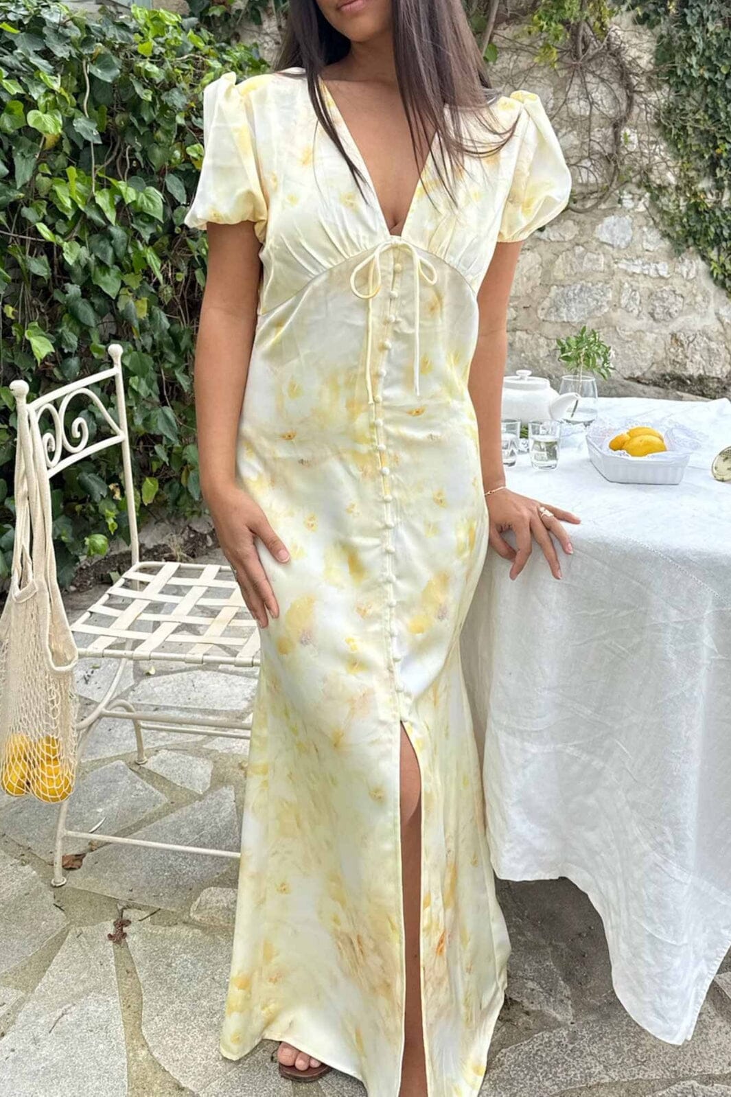 BYIC - Agnetaic Long Dress A23903 - Sunlight Blossom