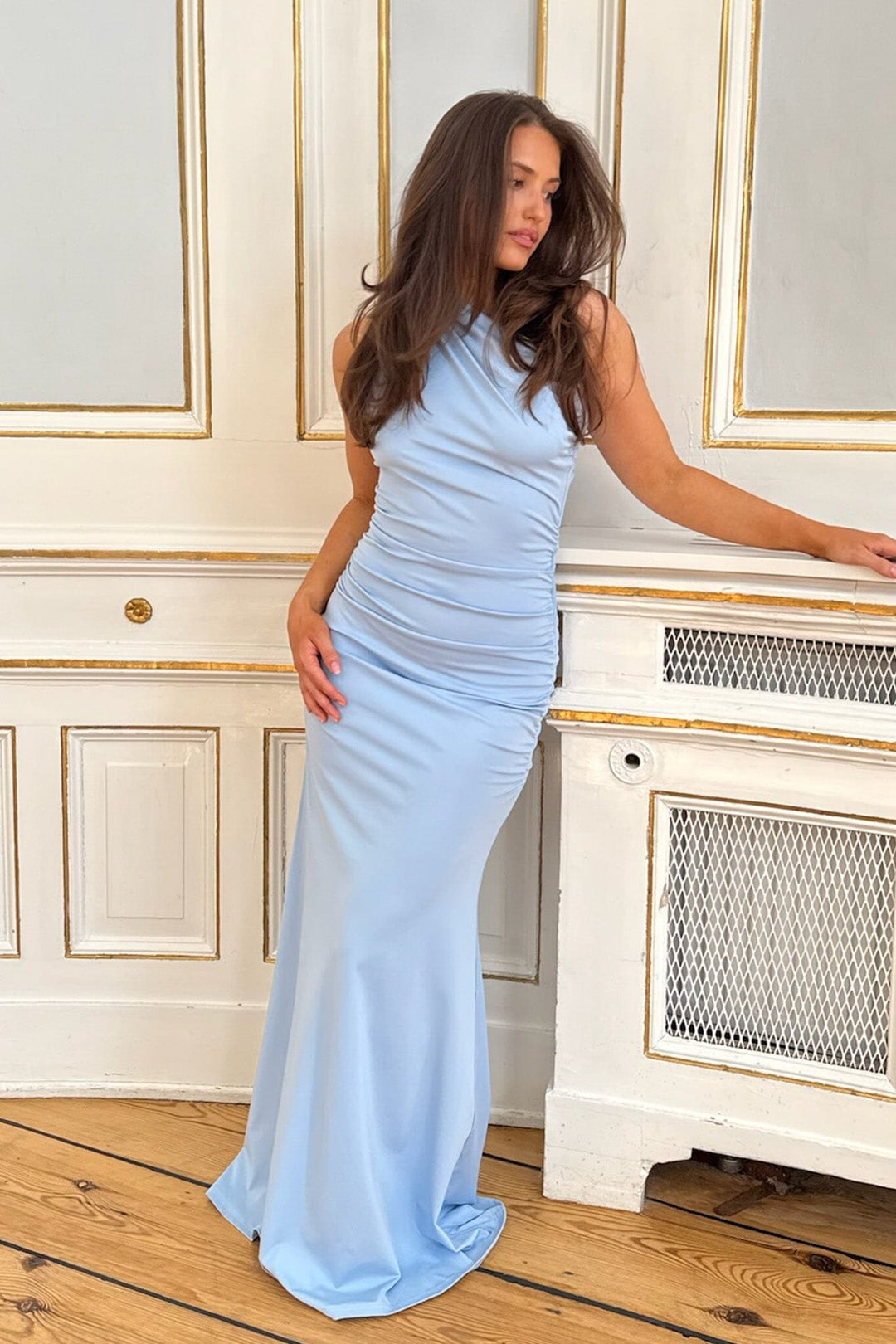 Forudbestilling - BYIC - Andreaic Maxi Dress A23768 - Blue Kjoler