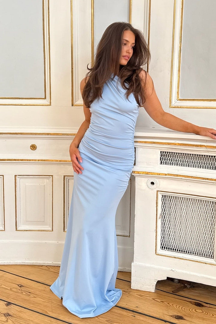 Forudbestilling - BYIC - Andreaic Maxi Dress A23768 - Blue Kjoler
