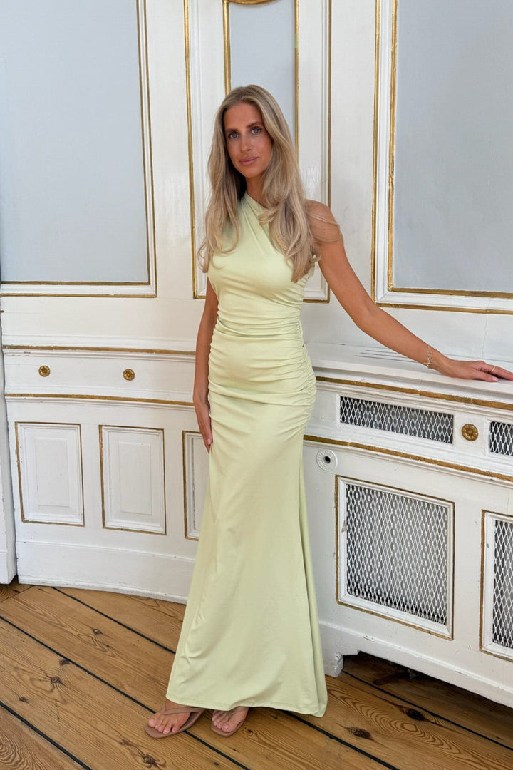 Forudbestilling - BYIC - Andreaic Maxi Dress A23768 - Light Green Kjoler