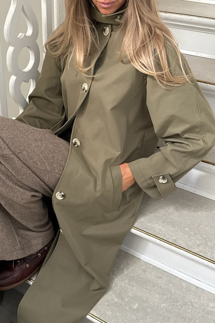 Forudbestilling - BYIC - Avaic Trenchcoat A23791 - Dark Khaki Jakker
