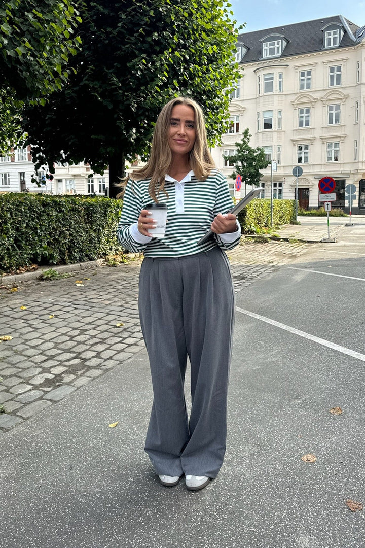 Forudbestilling - BYIC - Claraic Pants - grey Grey Bukser