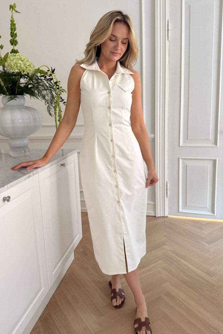 BYIC - Daisyic Long Dress A23797 - White