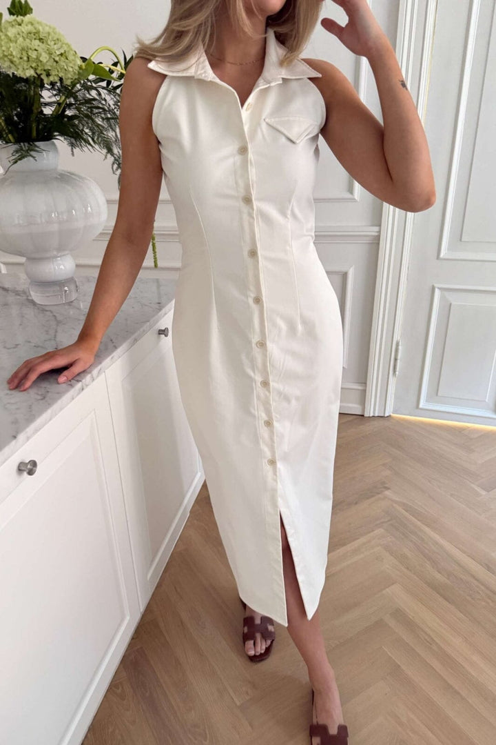 BYIC - Daisyic Long Dress A23797 - White